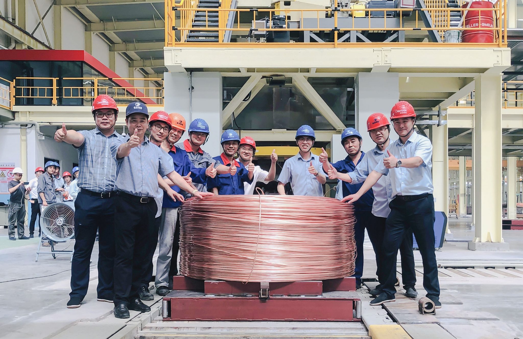 5 Billion Yuan Increase In Annual Turnover! Trial Production Of Jintian Copper High Conductivity Copper Wire Has Started1