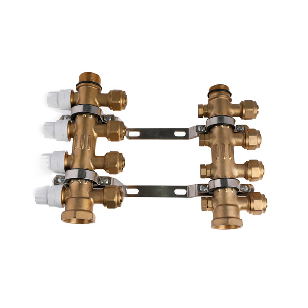 Integrated Brass Manifold: