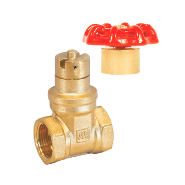 Brass Magnetic Lockable Gate Valve JKL-9119 Brass Magnetic Lockable Gate Valve JKL-9119